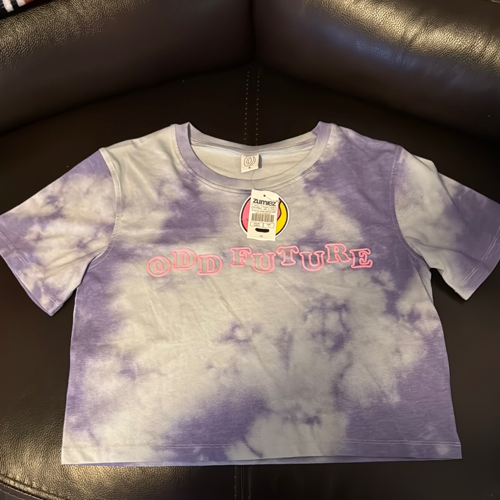Odd Future Purple Tie-Dye Short Sleeve Tee